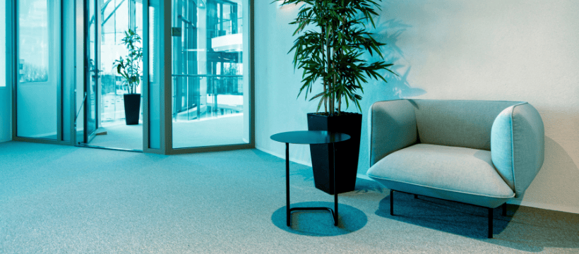 Clean, welcoming office reception maintained to a professional standard.